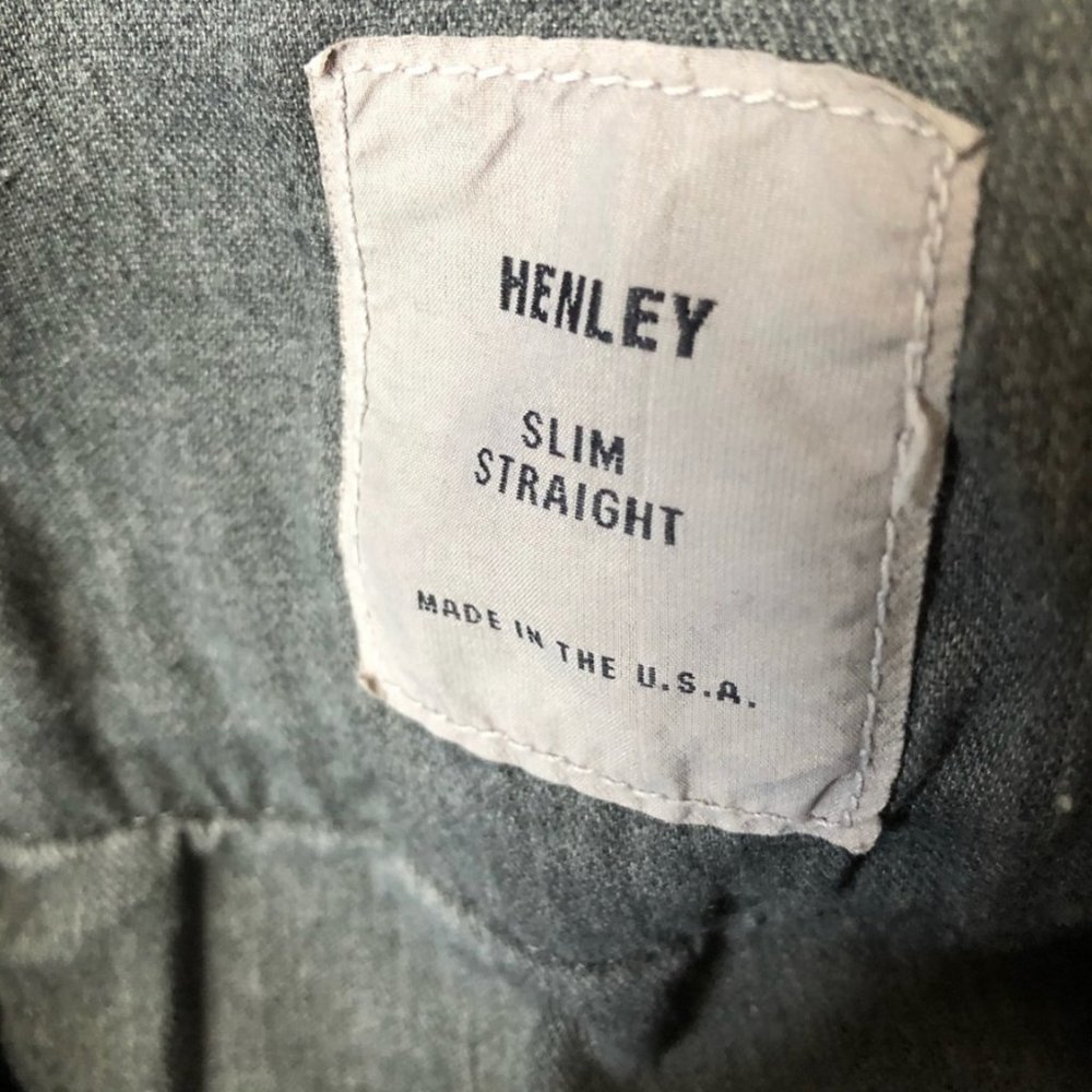 Baldwin Henley Slim Straight Jean Smoke Charcoal - Picture 3 of 4